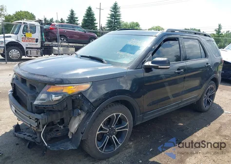 2015 Ford Explorer Sport из США, поврежденный, VIN 1FM5K8GTXFGB93056